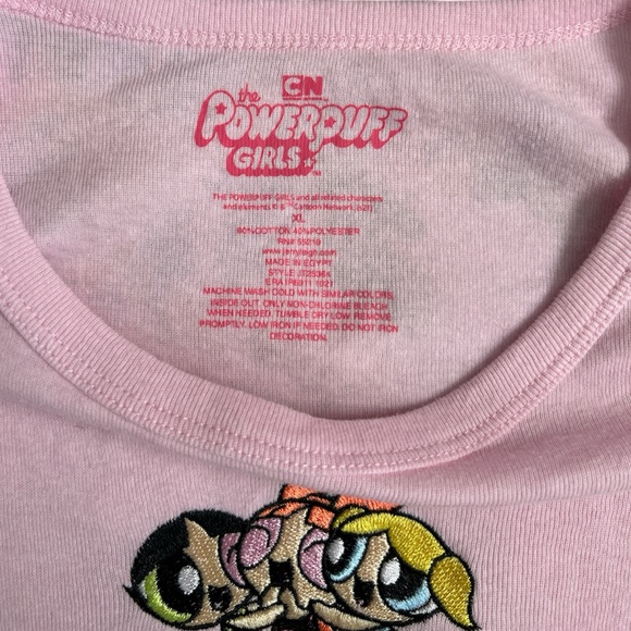 Cropped Powerpuff Girls T-shirt - Picture 2 of 2